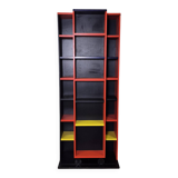 Post modern Memphis style bookcase, Denmark 1970s