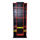 Post modern Memphis style bookcase, Denmark 1970s
