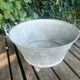 Bassine en zinc