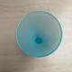 Blue opaline glass soliflore vase