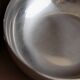 Set of 7 silver stainless steel bowls Space Age vintage Italian design stackable and elegant