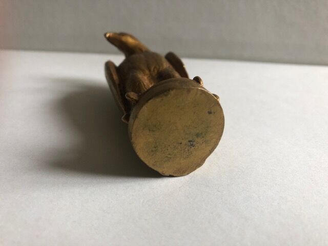 Napoleonic eagle sculpture in gilded bronze