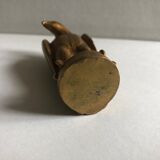 Napoleonic eagle sculpture in gilded bronze