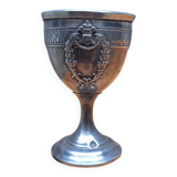 Late 19th century silver egg cup