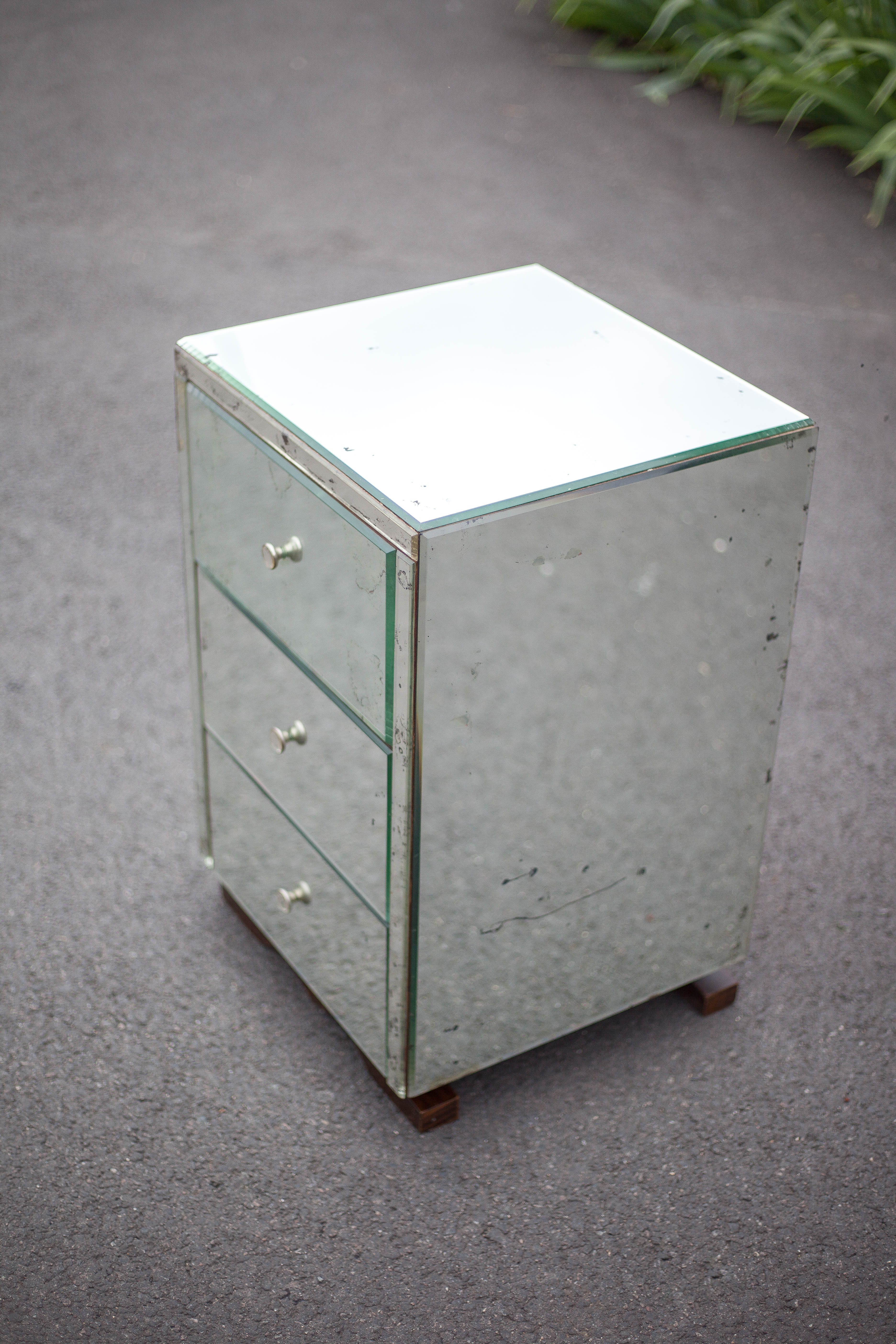 Art Deco mirror chest of drawer