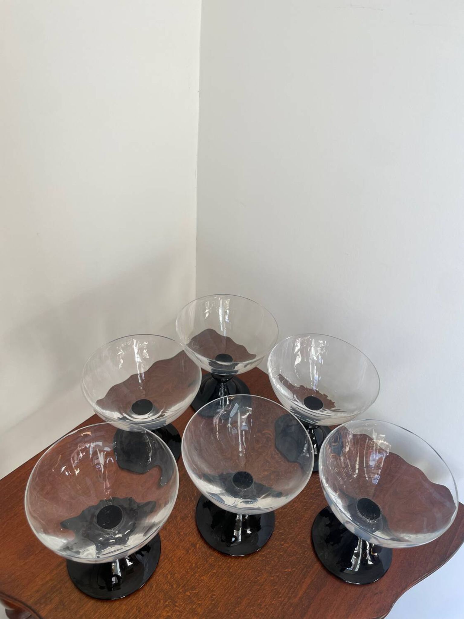 Lot de 12 coupes à dessert rétro