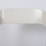 White Bauman sled chair