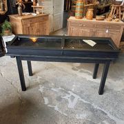 Antique display cabinet on legs