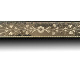 Mirror of Venice with decoration engraved with flowers