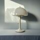 Vintage white Mushroom lamp