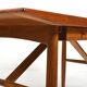 Fine Danish freestanding Desk in Teak and Oak 1960s