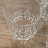 Set of 3 Luminarc Quadrille wine glasses