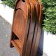 6 wooden folding chairs Stol Kamnik Yugoslavia design Zascitni Zhak