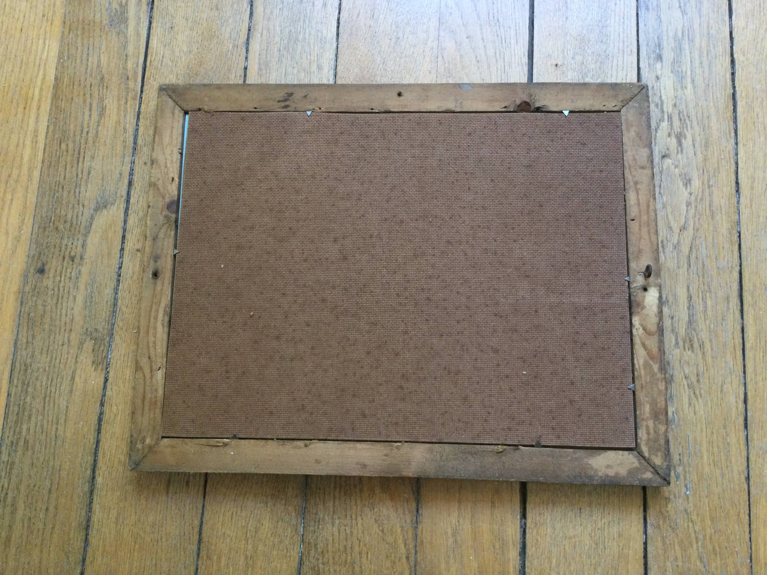 Antique gold mirror