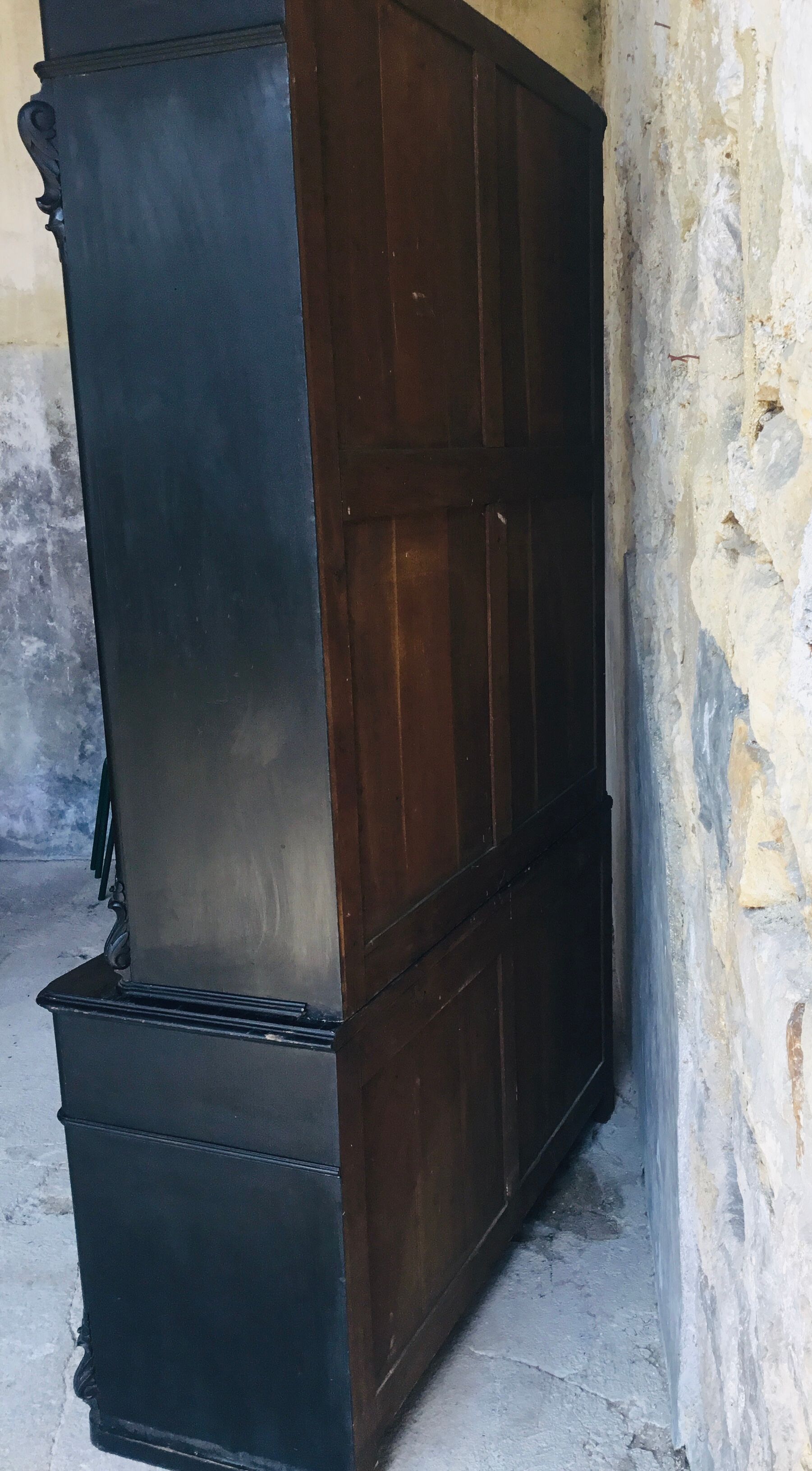Black glazed sideboard Napoleon III era
