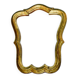 Mirror in gilded painted wood - 1960s