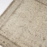 Beige Wool Tribal Carpet