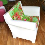 STARCK Bubble armchair "zinc white"