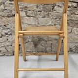 Folding cane chair from 1980