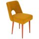 Chaise 'Shell' bouclé jaune ocre, années 1960