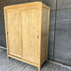 Raw wood wardrobe