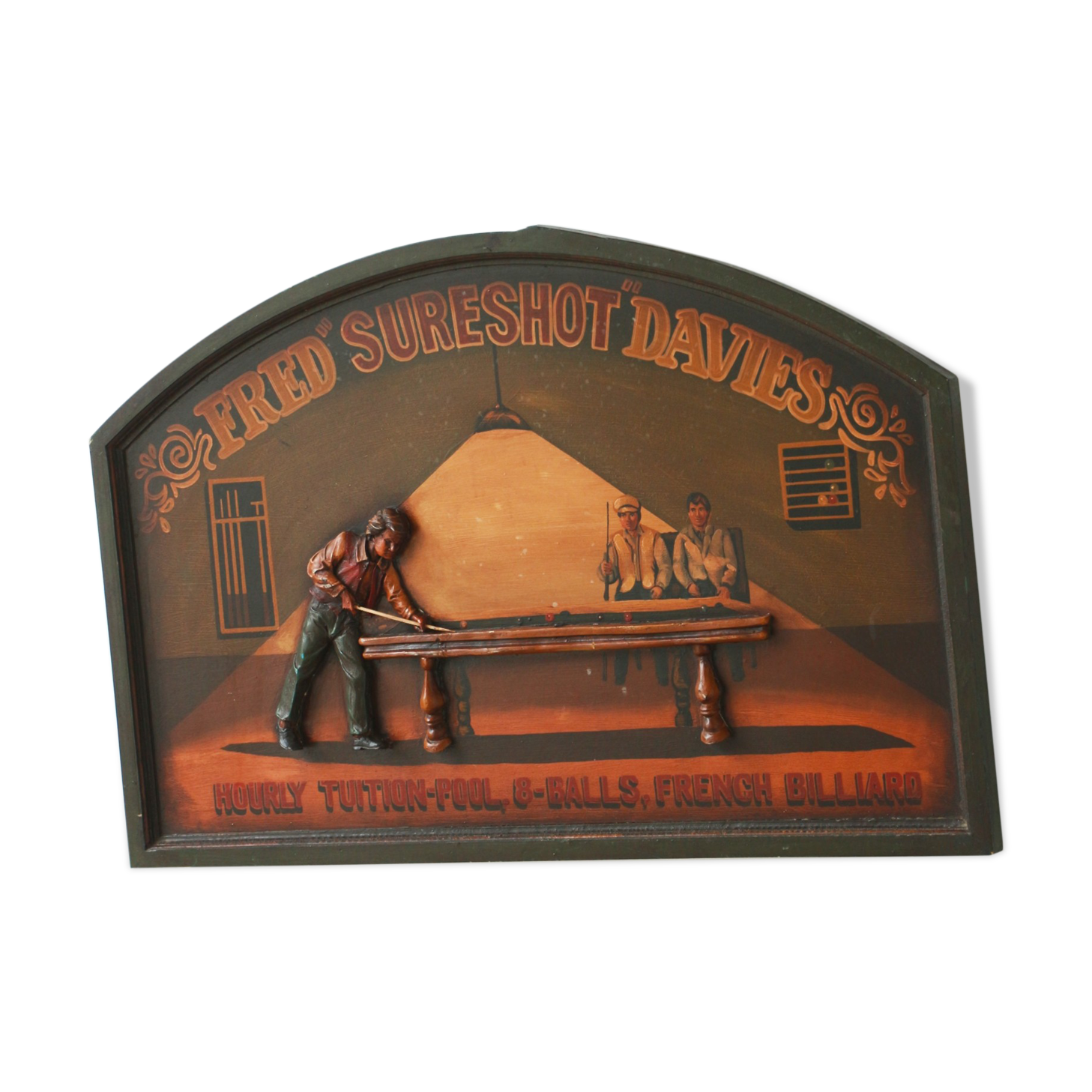Tableau Country Corner "Fried Sureshot Davies" - Bar Billiard