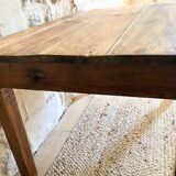 Wooden farmhouse coffee table
