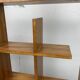 Midcentury Scandinavian teak wall shelf unit, 1960s-1970s