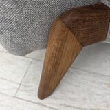 Design danois par Arne Hovmand-Olsen, canapé 3 places modèle 490, refait à neuf.