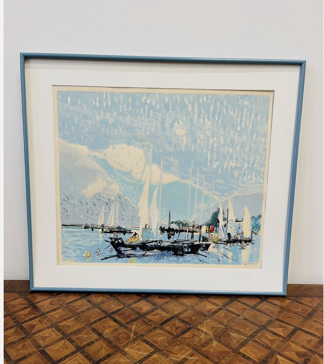 Colour lithograph by Georges Roudneff (1933)