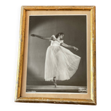 Framed photograph - gold frame - Ballerina, 1950s - Photo A. Bellon, Marseille