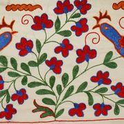 Vintage Turkish hand-knotted rug 45x96cm