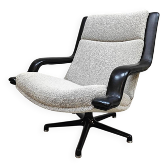 Fauteuil pivotant F140 design hollandais vintage Geoffrey Harcourt Artifort
