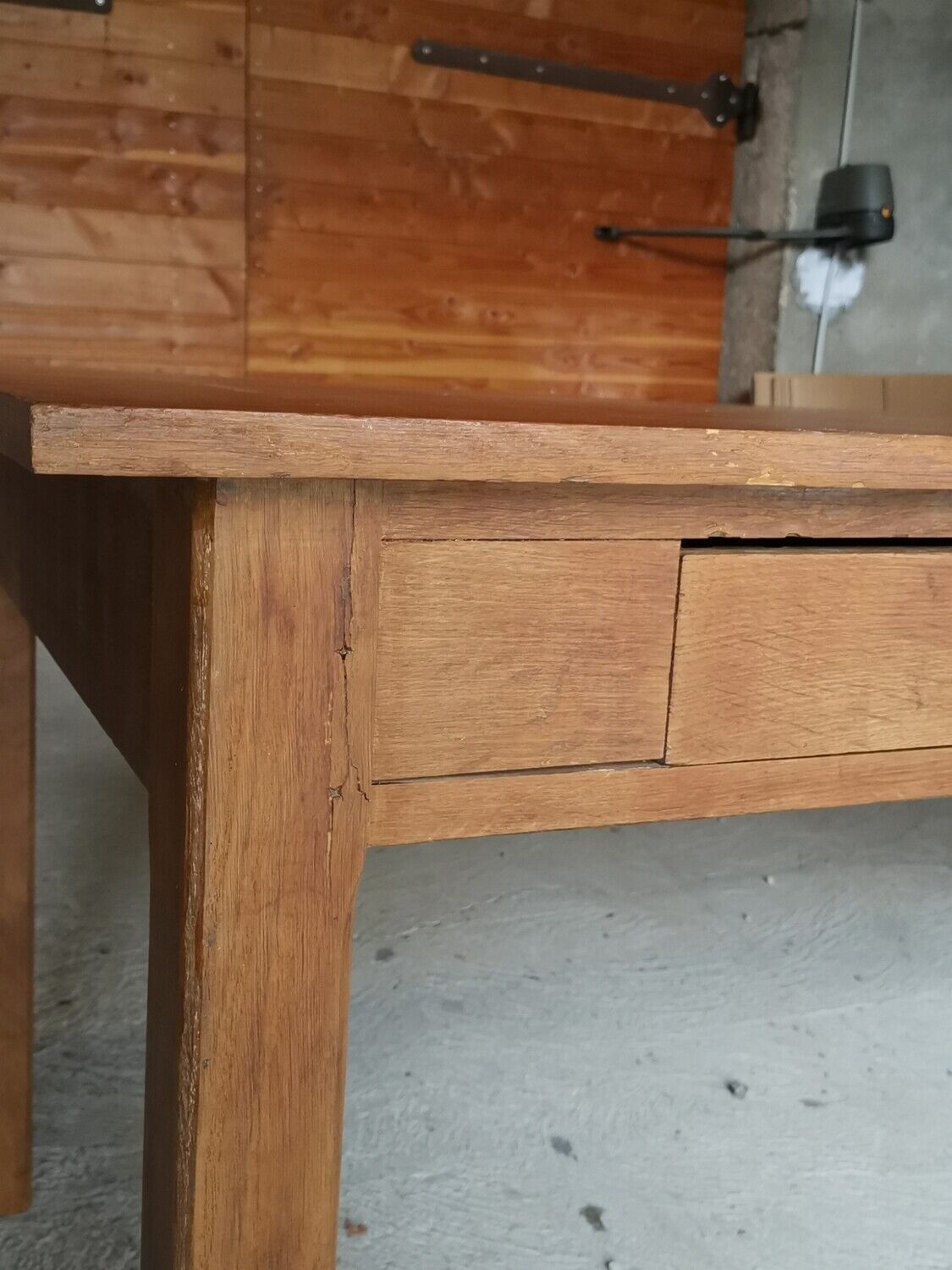 Craft table 3 drawers 2 meters long