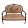 Beech canapé, stained, Louis XVI style - 1920