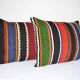 Set of 2 vintage kilim cushion covers 46x61 cm