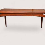 Rare XXL Extendable Dining Table Louis van Teeffelen in Teak