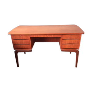 bureau danois teck double