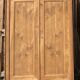 Renovated antique wardrobe in raw solid wood: wardrobe