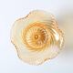 Carnival Glass Cadle Holder Plisse / Vetreria Vetrart / Italy / 1990s