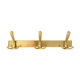 Vintage brass coat rack