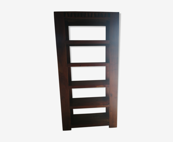 Bibliothèque ouverte en bois massif