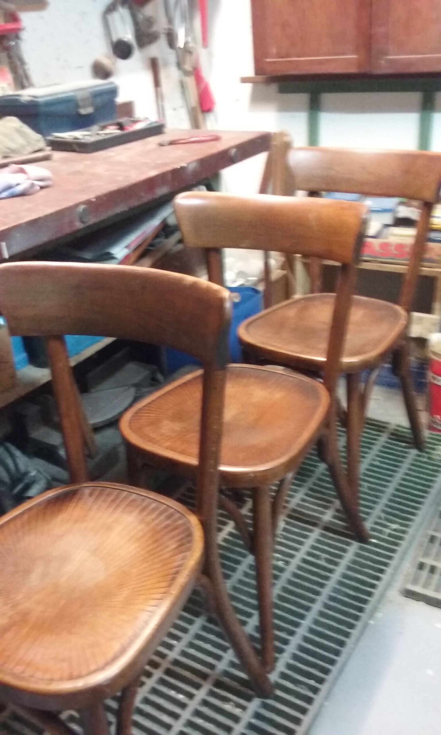 Set of 3 chairs bistro Fischel