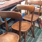 Suite de 3 chaises bistrot Fischel