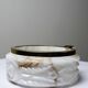 Small alabaster ashtray, vintage Hollywood Regency/Mid Century.