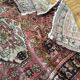 Handmade antique Persian rug 190x135cm
