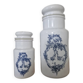 Opaline apothecary jars