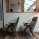 Fauteuils vintage Louis Van Teeffelen