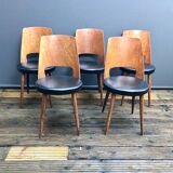 Set de 5 chaises Baumann Mondor