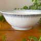 Large antique earthenware salad bowl from Saint-Amand (North)